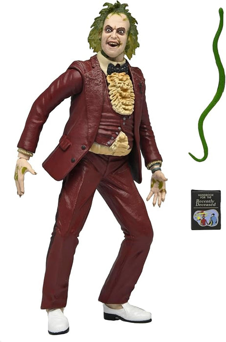 NECA Figura de Accion: Beetlejuice 1988 - Beetlejuice esmoquin de boda rojo en Blister 7 Pulgadas