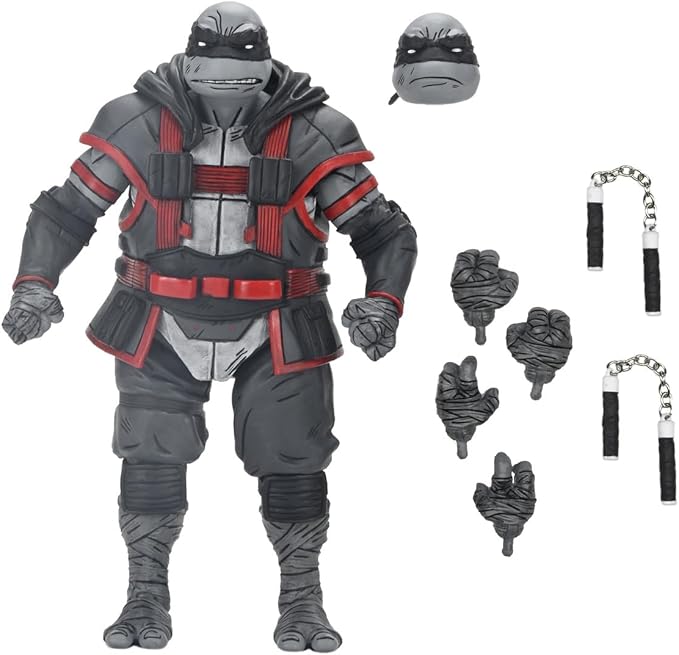 NECA Figura de Accion: TMNT Tortugas Ninja The Last Ronin The Lost Years - Michelangelo Nightwatcher 7 Pulgadas