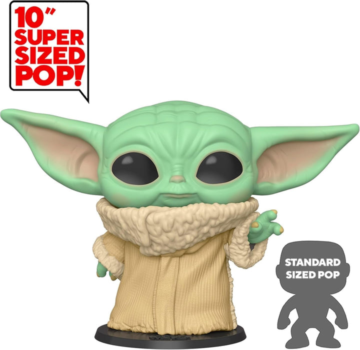 Funko Pop Jumbo: Star Wars The Mandalorian - Grogu 10 Pulgadas