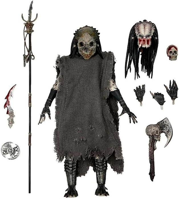 NECA Figura de Accion Ultimate: Depredador 2 - Depredador Shaman 7 Pulgadas