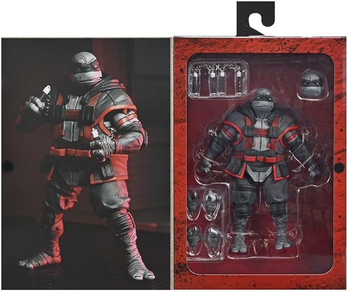 NECA Figura de Accion: TMNT Tortugas Ninja The Last Ronin The Lost Years - Michelangelo Nightwatcher 7 Pulgadas