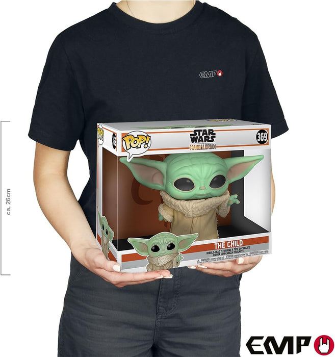 Funko Pop Jumbo: Star Wars The Mandalorian - Grogu 10 Pulgadas