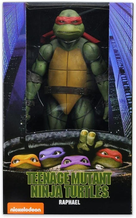 NECA Figura de Accion: TMNT Tortugas Ninja 1990 - Rafael Escala 1/4