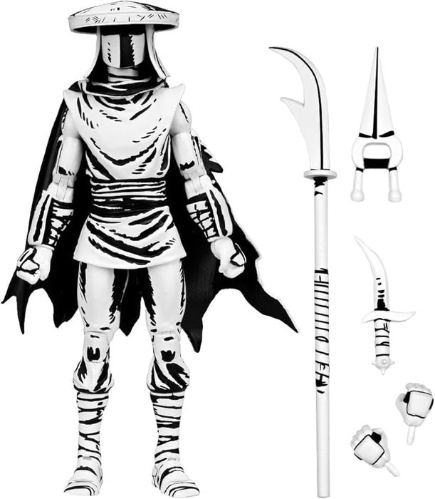 NECA Figura de Accion: TMNT Tortugas Ninja Mirage Comics - Elite Foot Ninja Guard Black & White Figure 7 Pulgadas