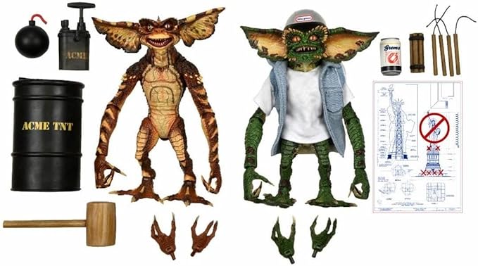 NECA Figura de Accion Ultimate: Gremlins 2 - Demolition Gremlins 2 Pack 7 Pulgadas