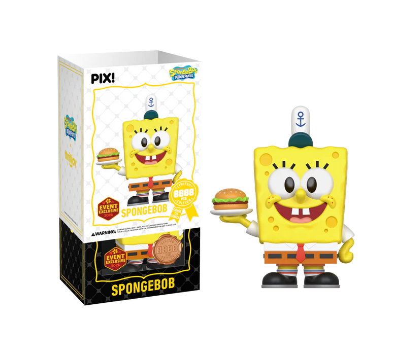 Thrilljoy PIX: Bob Esponja - Bob Esponja con Cangreburger