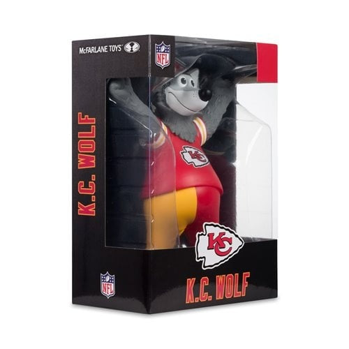 Mcfarlane Nfl Posed Mascot: Kansas City Chiefs - K.C. Wolf