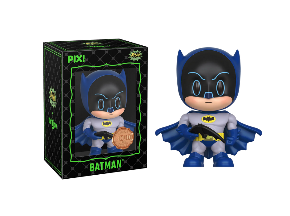 Thrilljoy PIX: Batman 66 - Batman con capa y batarang