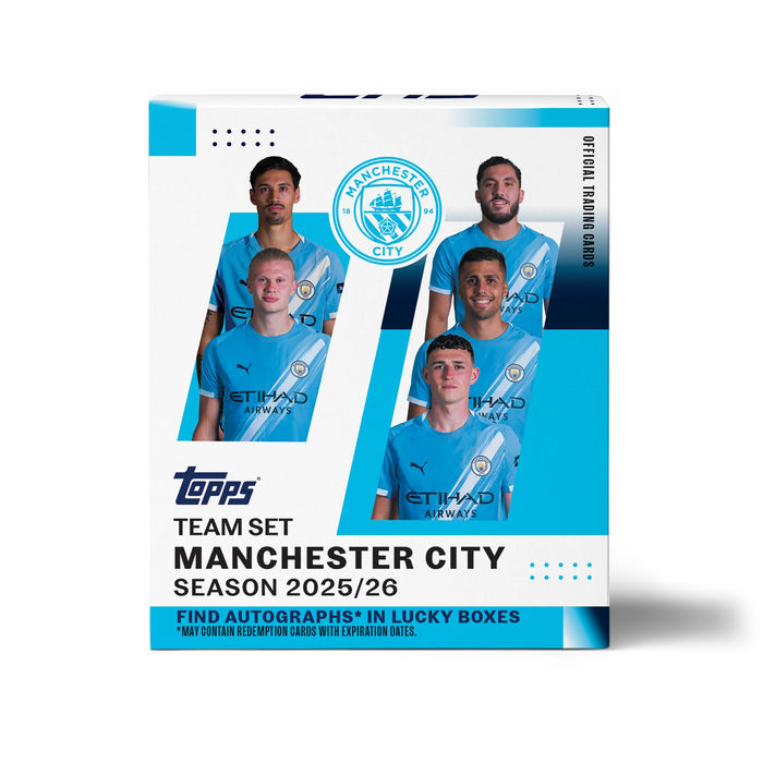 Topps Soccer Team Set: Manchester City 2025/26
