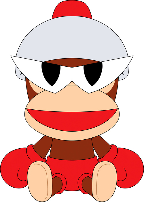 Youtooz Plush: Ape Escape - Red Shorts Peluche 9 Pulgadas 