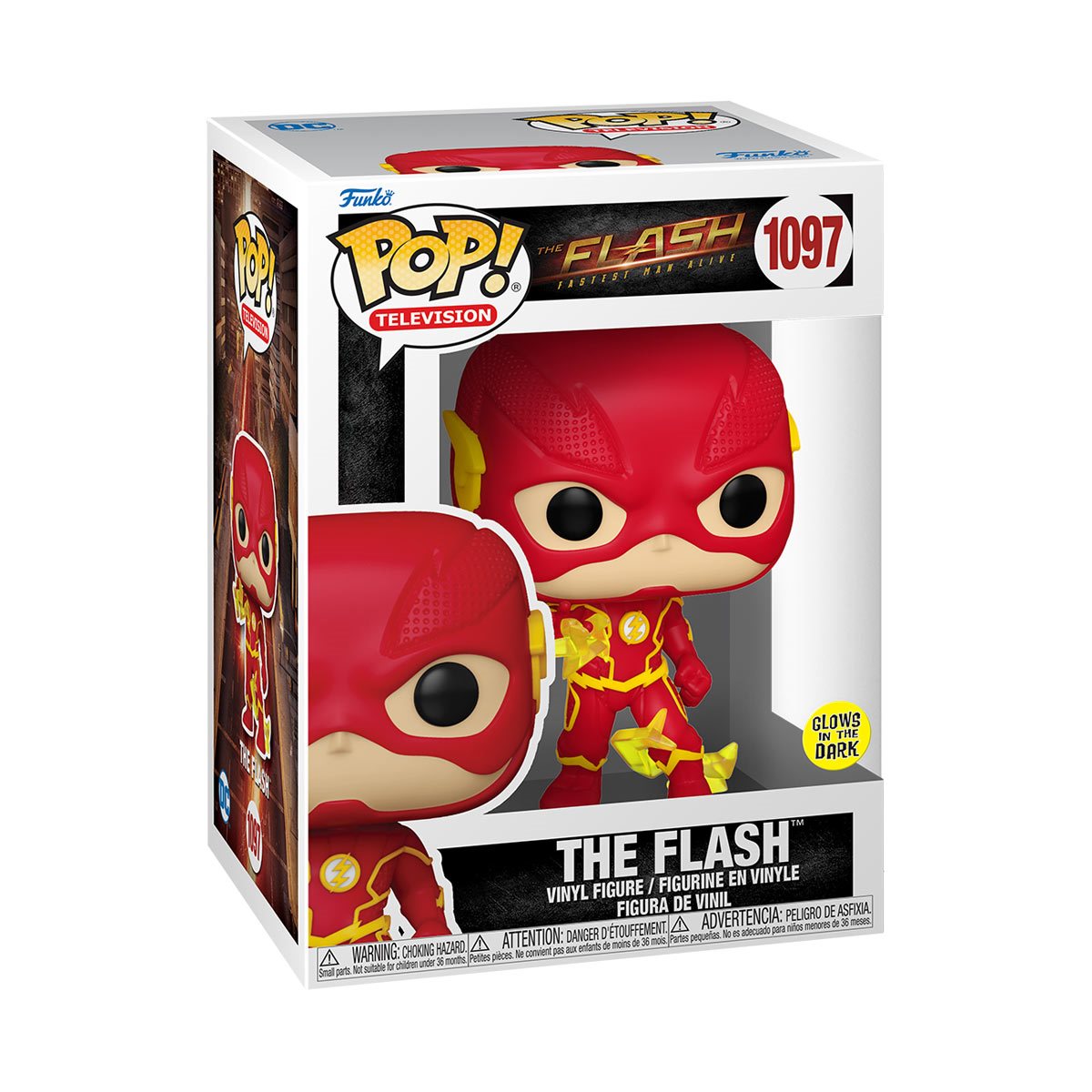 Funko Pop & Tee: DC The Flash - Playera Chica Con Flash Glow