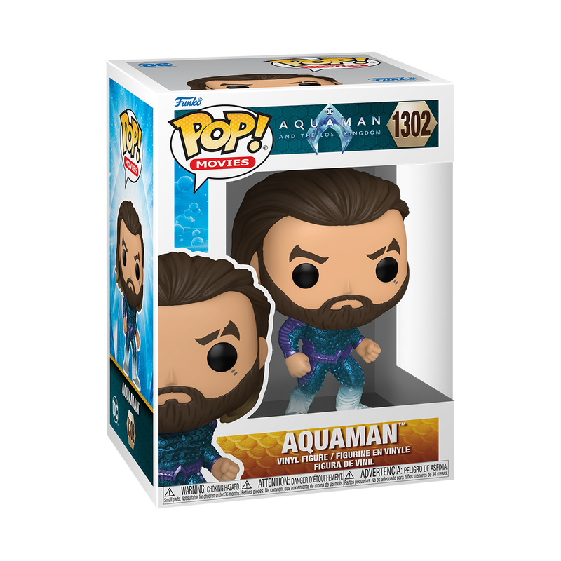 Funko Pop Movies: DC Aquaman y El Reino Perdido - Aquaman Traje Sigilo