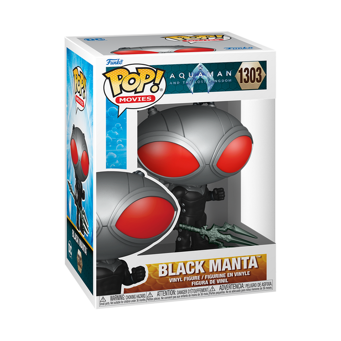 Funko Pop Movies: DC Aquaman y El Reino Perdido - Black Manta con Tridente