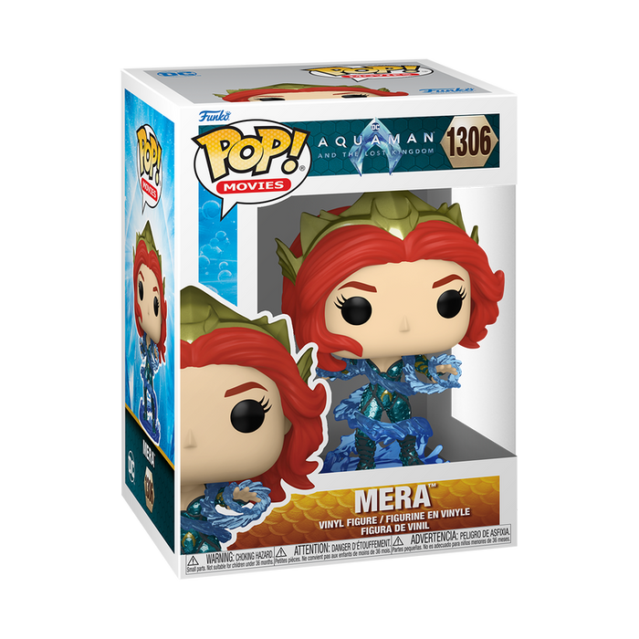 Funko Pop Movies: DC Aquaman y El Reino Perdido - Mera con Hydrokinesis