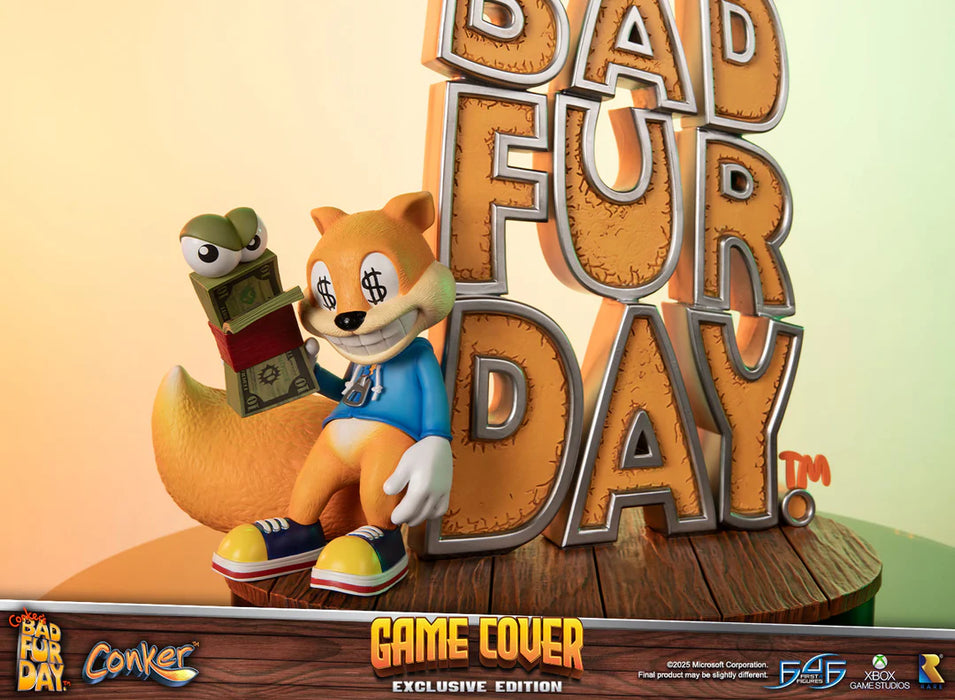 First 4 Figures: Conkers Bad Fur Day - Game Cover Exclusive Edition 17 Pulgadas