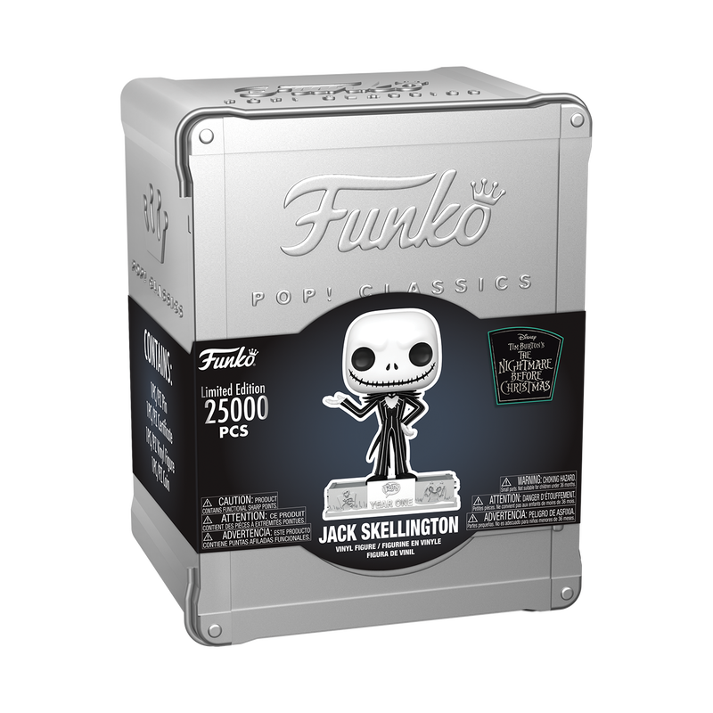 Funko Pop Classics: Disney Mundo De Jack 25 Aniversario - Jack Skellington Blacklight Exclusivo Funko Shop