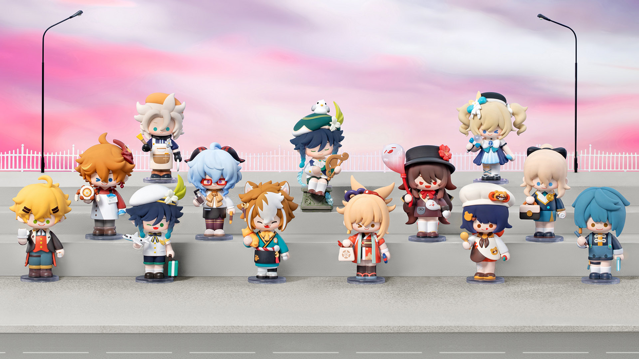 POP MART: Genshin Impact - Dress-Up Dreams Themed Chibi Series Figures