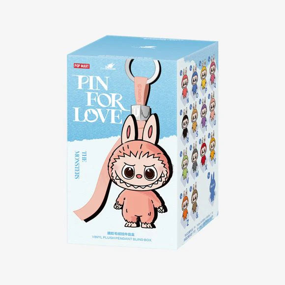 POP MART: Labubu The Monsters - Series Pin for Love Series Vinyl Plush Pendant