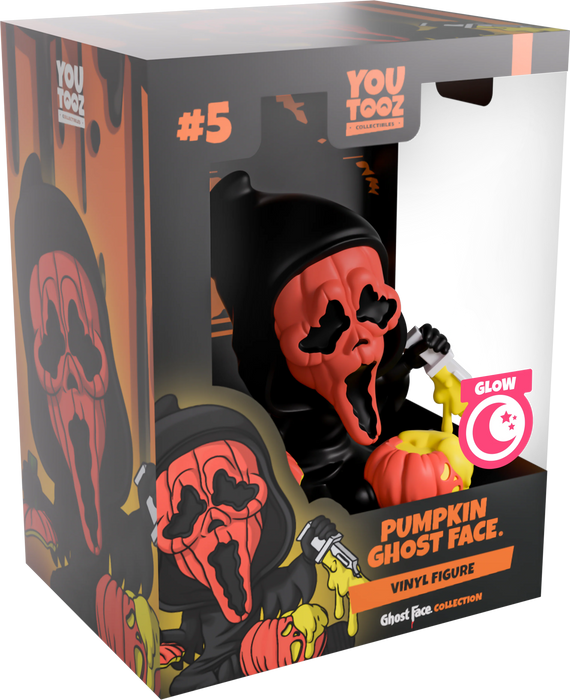 Youtooz Movies: Ghost Face - Ghost Face con Mascara de Calabaza Glow