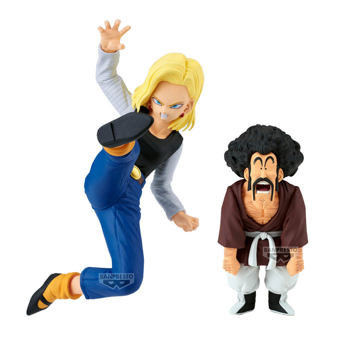 Banpresto Match Makers: Dragon Ball Z - Androide Numero 18 Vs Mr Satan