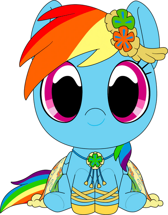 Youtooz Plush: My Little Pony Year Of The Pony Rainbow - Dash Peluche 9 Pulgadas