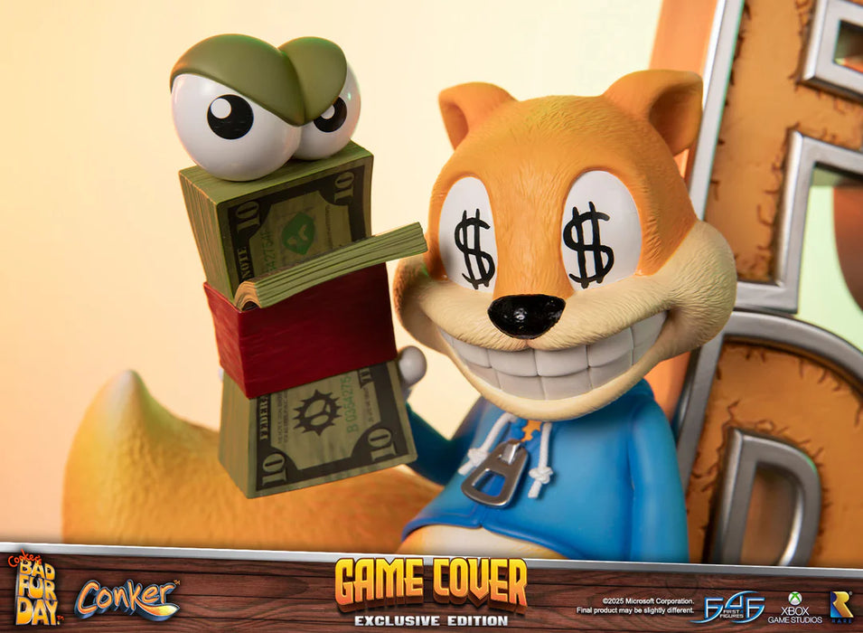 First 4 Figures: Conkers Bad Fur Day - Game Cover Exclusive Edition 17 Pulgadas