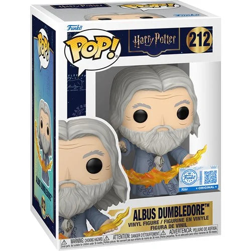 Funko Pop Movies: Harry Potter - Dumbledore con fuego Specialty