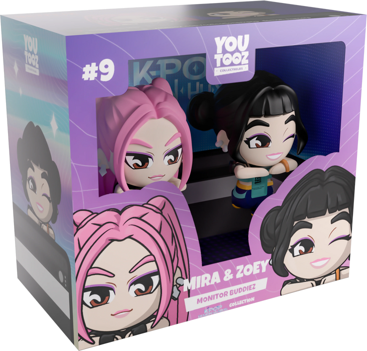 Youtooz Monitor Buddiez: KPop Demon Hunters - Mira y Zoe