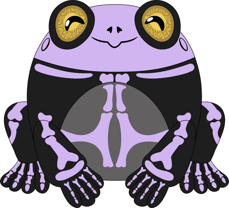 Youtooz Plush: Kalliope Yvonne Ceramics - Tibitha the Skeletoad Peluche 9 Pulgadas