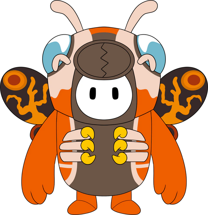 Youtooz Plush: Godzilla x Fall Guys - Mothra Peluche 9 Pulgadas
