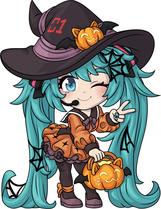 Youtooz Animation: Hatsune Miku - Miku Estilo de Halloween