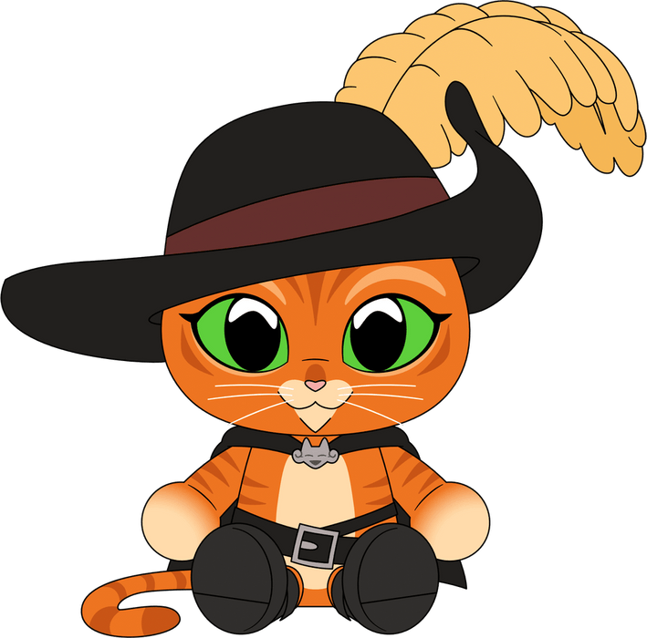 Youtooz Plush: El Gato con Botas - Gato Peluche 9 Pulgadas