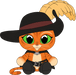 Youtooz Plush: El Gato con Botas - Gato Peluche 9 Pulgadas