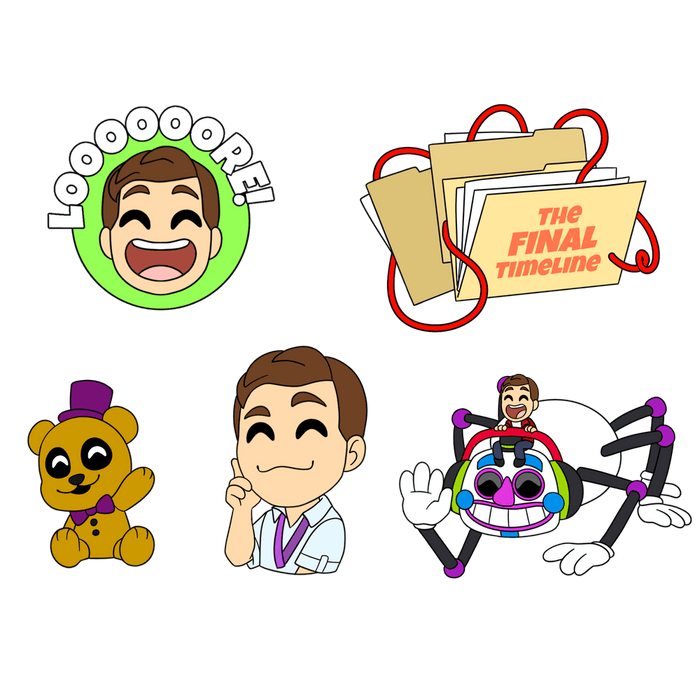 Youtooz Pin: MatPat X FNAF - Pin Set