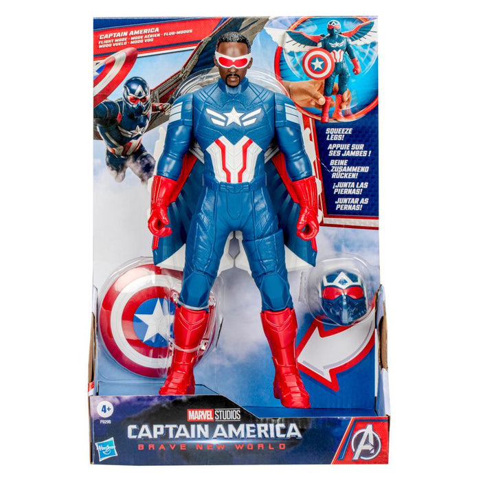 Marvel Titan Hero Series: Capitan America Brave New World - Capitan America Modo Vuelo