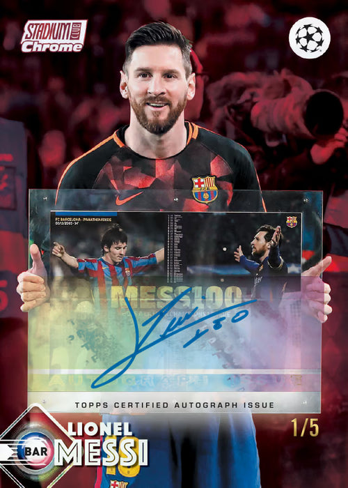 Topps Soccer: 2025-26 Stadium Club Chrome UCL - Value Box