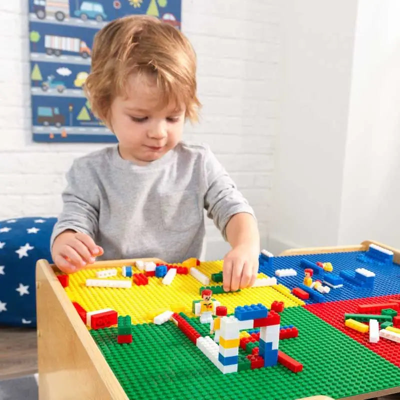 Kidkraft Juego De Mesa Con Bloques De Construcción Lego