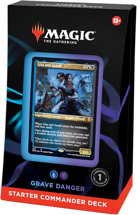 Magic The Gathering: Starter Commander Deck 2 - Grave Danger (Blue-Black) En Ingles