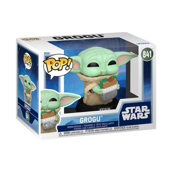 Funko Pop Star Wars: The Mandalorian y Grogu - Grogu con comida