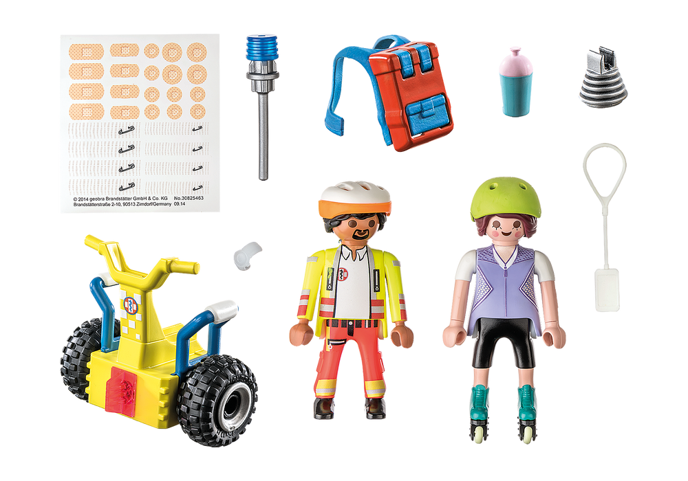 Playmobil City Life Starter Pack: Rescate con Balance Racer 71257