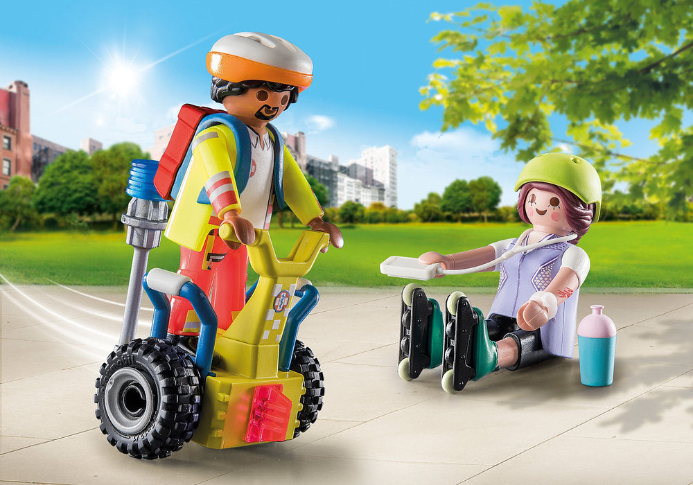 Playmobil City Life Starter Pack: Rescate con Balance Racer 71257