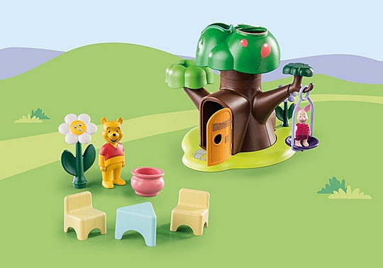 Playmobil 123: Winnie The Pooh y Puerquito Casa Del Arbol 71316