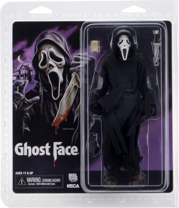 NECA Figura de Accion Vestida: Scream - Cara Fantasma Ghostface 8 Pulgadas