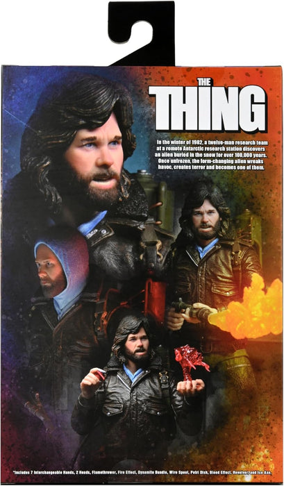 NECA Figura de Accion Ultimate: The Thing - MacReady Station Survival 7 Pulgadas