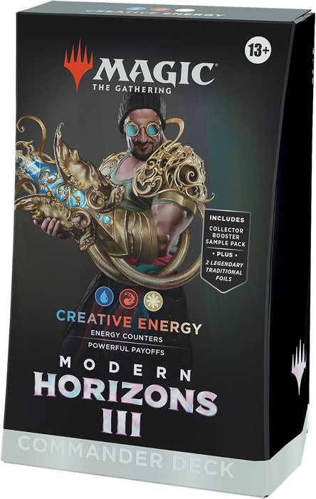 Magic The Gathering: Modern Horizons 3 - Commander Deck 3 Creative Energy (Blue/Red/White) En Ingles
