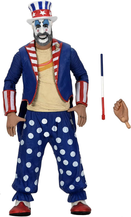 NECA Figura de Accion: House Of 1000 Corpes - Captain Spaulding 7 Pulgadas