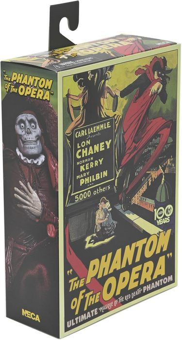 NECA Figura de Accion: El Fantasma De La Opera 1925 - Erik el Fantasma Muerte Roja 7 Pulgadas