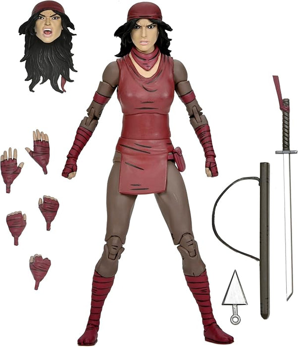 NECA Figura de Accion Ultimate: TMNT Tortugas Ninja The Last Ronin - Karai 7 Pulgadas