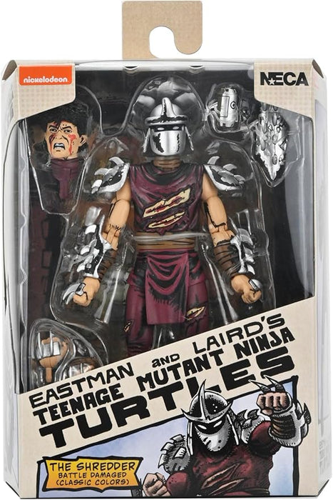 NECA Figura de Accion: TMNT Tortugas Ninja Mirage Comics - Battle Damaged Shredder 7 Pulgadas