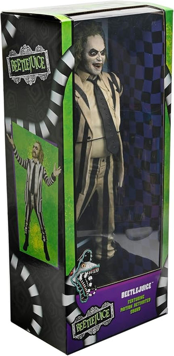 NECA Figura de Accion: Beetlejuice 1988 - Beetlejuice Traje de rayas Escala 1/4